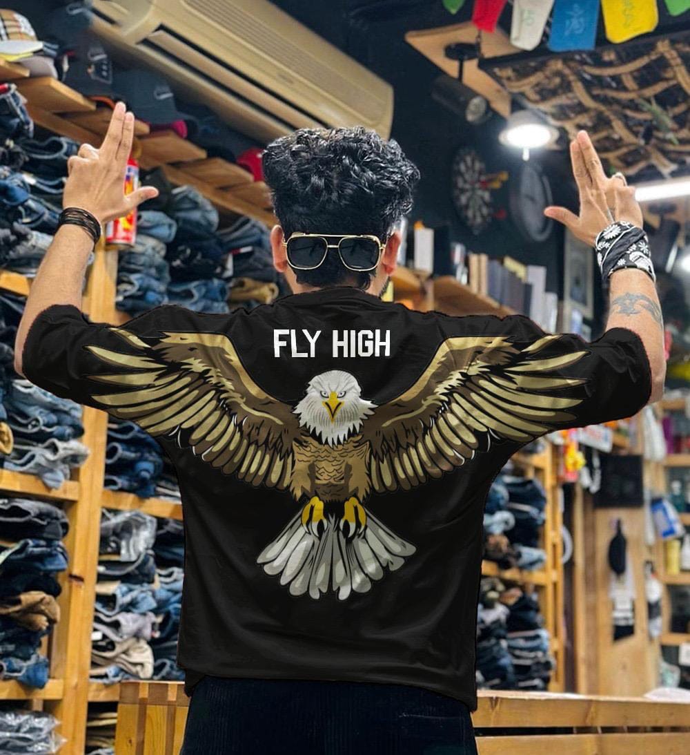 EAGLE PRINTED   SWEET SHIRT