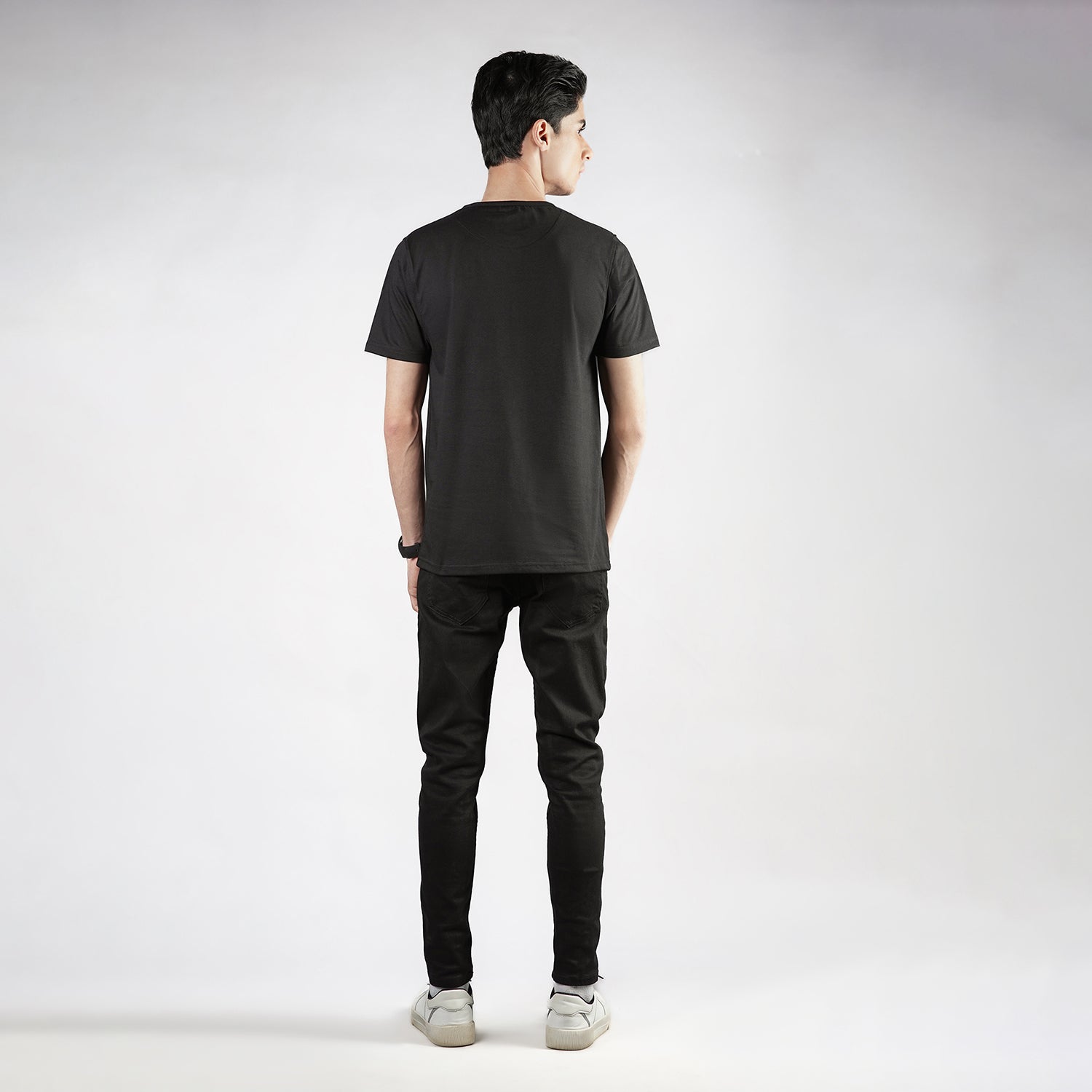 Black Henley H/S