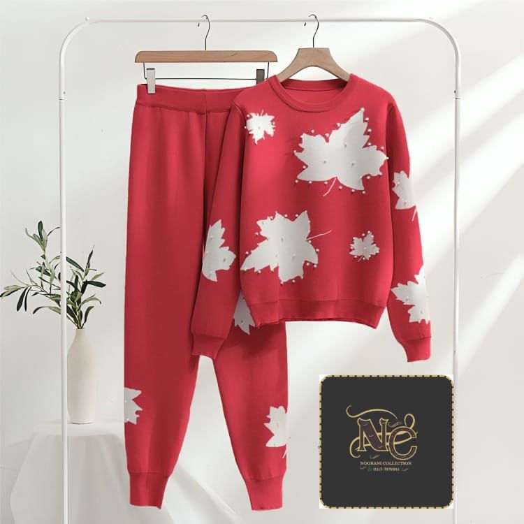 Women's Leaf Over Size Winter Outfit