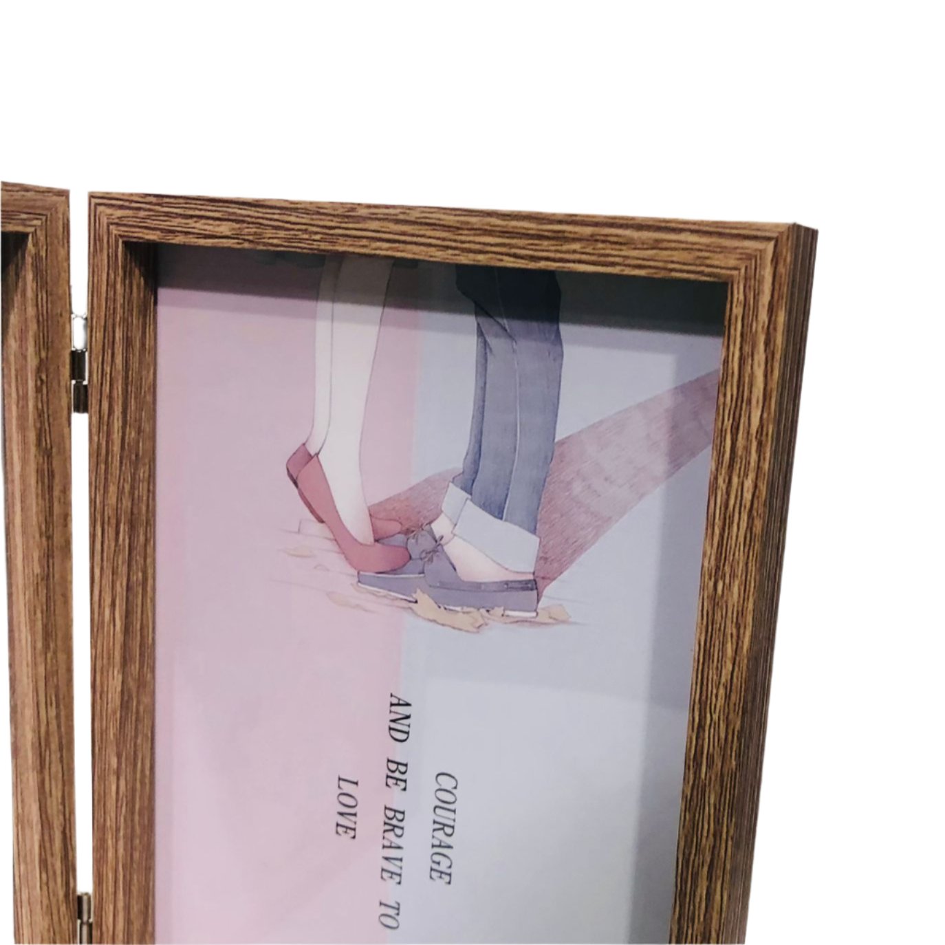 Wooden Textured Photo Frame